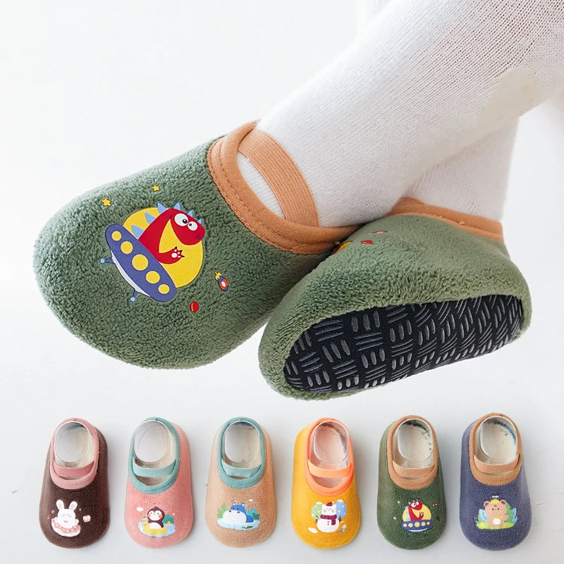 Adorable Animal Baby Non-Slip Socks – Breathable Cotton Floor Socks for Toddlers