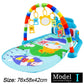Baby Kick & Play Piano Gym Mat – Musical Activity Play Gym for Newborns & Toddlers