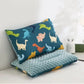 Cartoon Baby Pillow – Removable Washable Cotton Toddler Pillow with Zipper
