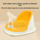 Baby Bath Support Seat – Soft Newborn Bathing Stool with Temperature-Sensitive Design