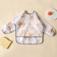 Elinfant Waterproof Long Sleeve Baby Bib – Easy Clean Feeding Smock for Toddlers