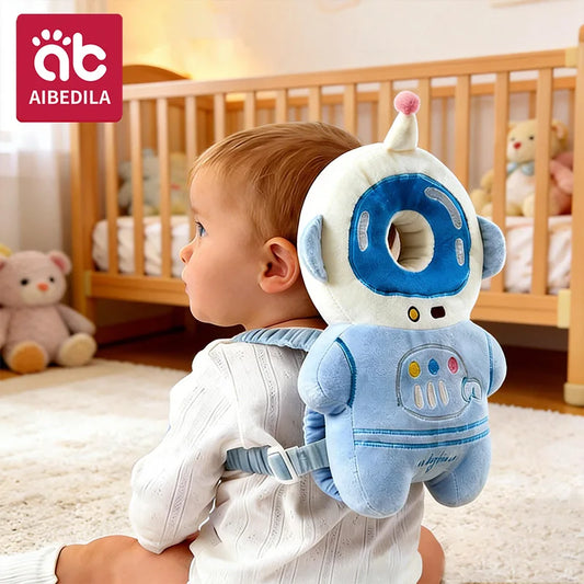 Baby Head Protection Pillow Backpack – Soft Anti-Fall Cushion for Crawling & Walking Toddlers