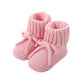 Adorable Baby Bow Knit Sock Shoes – Soft Cotton Crawling Shoes for 0–12 Months