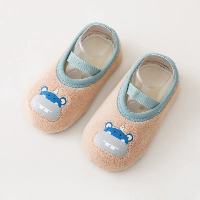 Adorable Animal Baby Non-Slip Socks – Breathable Cotton Floor Socks for Toddlers