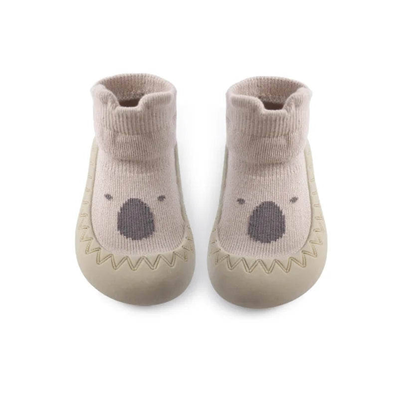 Soft Baby Floor Sock Shoes – Non-Slip Cartoon Crawling Shoes for Newborns & Toddlers