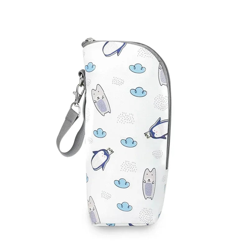 Portable Baby Bottle Insulation Bag – Waterproof Thermal Bottle Warmer Stroller Bag