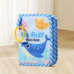 Soft Baby Photo Album Book – First Year Memory Book with Safe Mirror for Babies & Toddlers