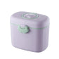 Portable Baby Milk Powder Container – Double Layer Formula & Snack Storage Box