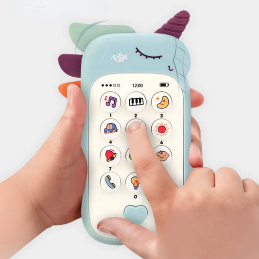 Baby Music Phone Toy with Teether – Early Learning Sound Telephone for Infants & Toddlers