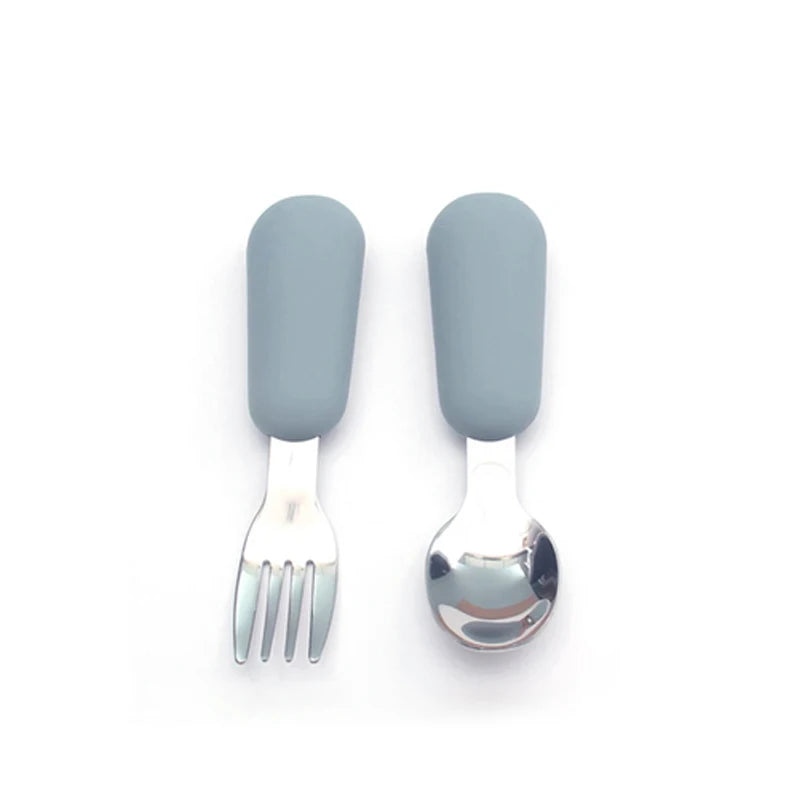 Silicone Suction Baby Bowl with Detachable Stainless Steel Bowl – Infant Feeding Tableware