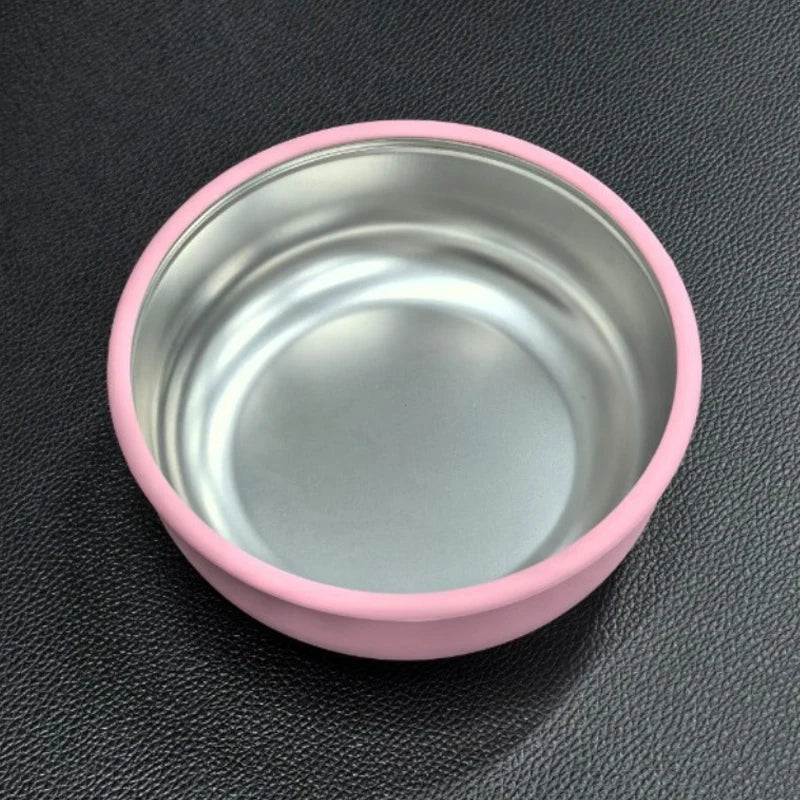 Silicone Suction Baby Bowl with Detachable Stainless Steel Bowl – Infant Feeding Tableware
