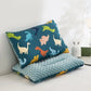 Cartoon Baby Pillow – Removable Washable Cotton Toddler Pillow with Zipper