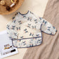 Elinfant Waterproof Long Sleeve Baby Bib – Easy Clean Feeding Smock for Toddlers
