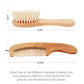 Baby Wool Brush & Wooden Comb Set – Soft Newborn Hair Brush for Gentle Scalp Care