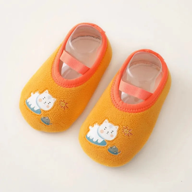 Adorable Animal Baby Non-Slip Socks – Breathable Cotton Floor Socks for Toddlers