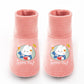 Baby Anti-Slip Plush Walking Shoes – Warm Fleece Indoor Sock Boots for Toddlers