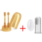 Baby Silicone Toothbrush & Tongue Cleaner Set – Soft Infant Oral Care Brush with Cover
