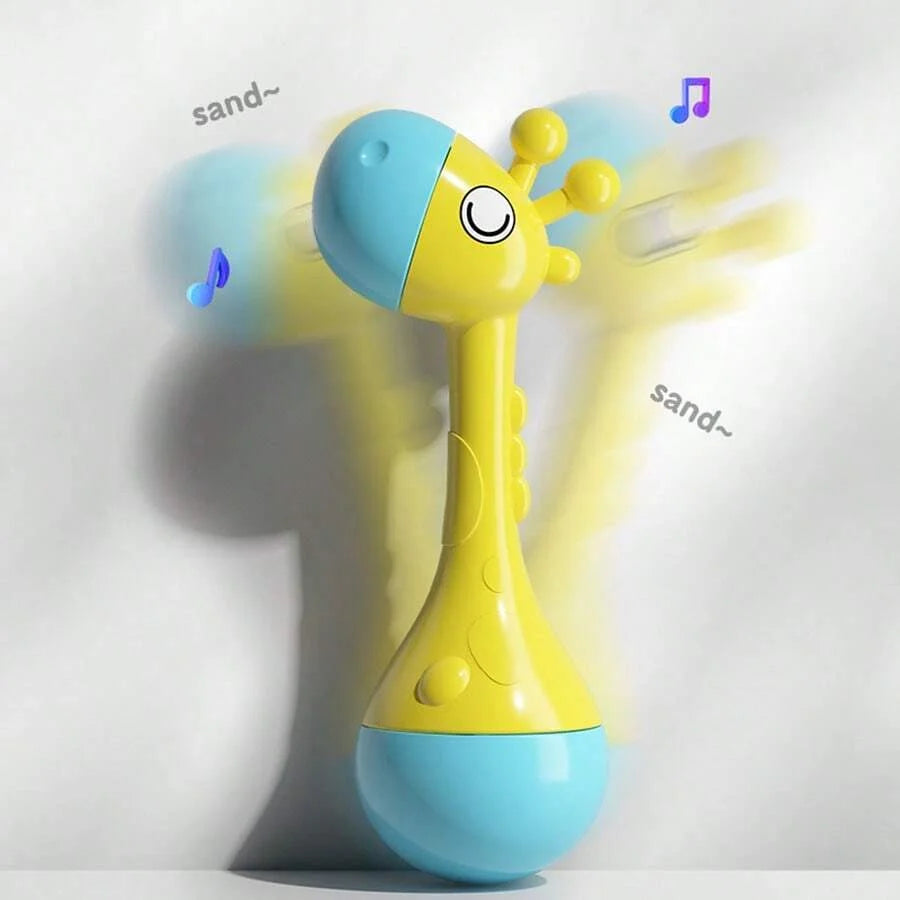Baby Hand Rattle Toy – Soft Sound Animal Rattle for Newborns & Infants